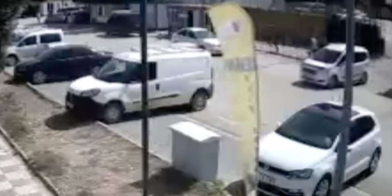 İslahiye'de Sahipsiz Köpeklerin Vatandaşları Rahatsız Etmesi Kamerada