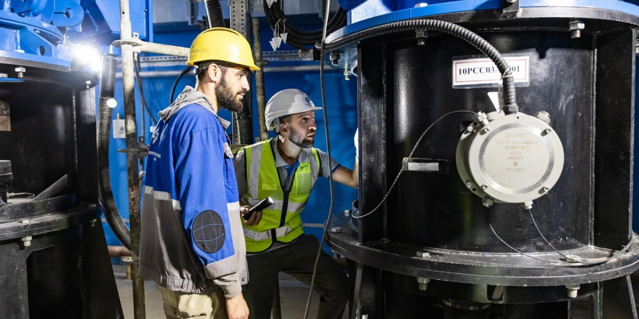 Akkuyu Ngs'de Su Besleme Sistemindeki Pompaların Elektrik Motorları Devreye Alındı