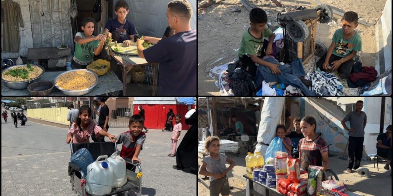 Gazzeli Çocuklar Oyun Oynamak Yerine "Çocuk İşçi" Olarak Evlerine Ekmek Götürmeye Çalışıyor