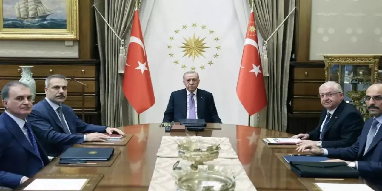 Beştepe'de Kritik İsimlerle Güvenlik Zirvesi! Erdoğan'ın Başkanlığında Toplandı