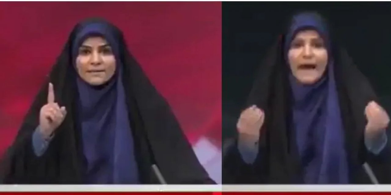 Spiker Konuşurken Stüdyo Dağıldı... İran Devlet Televizyonuna Canlı Yayında Saldırı!