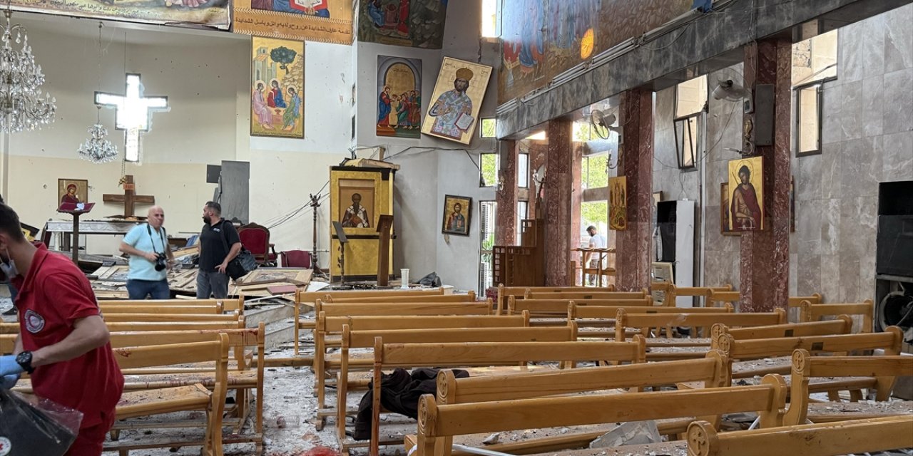Şam'da Kilisede Meydana Gelen Patlamada 20 Kişi Hayatını Kaybetti