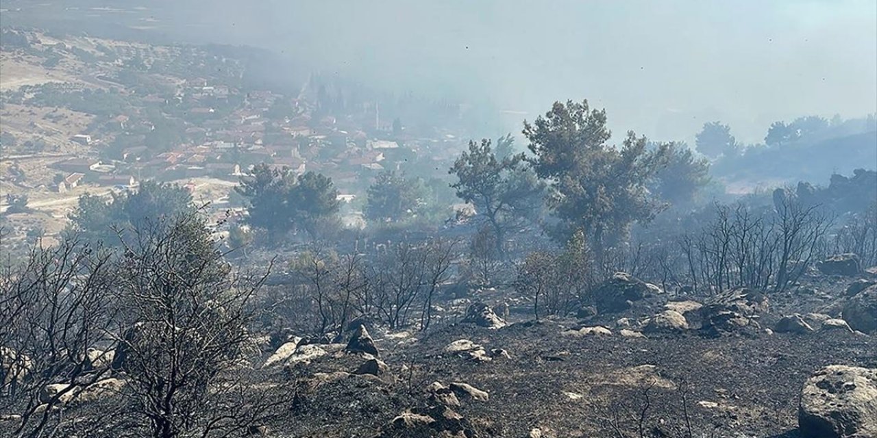 Manisa'nın Kırkağaç İlçesindeki Orman Yangını Kontrol Altına Alındı