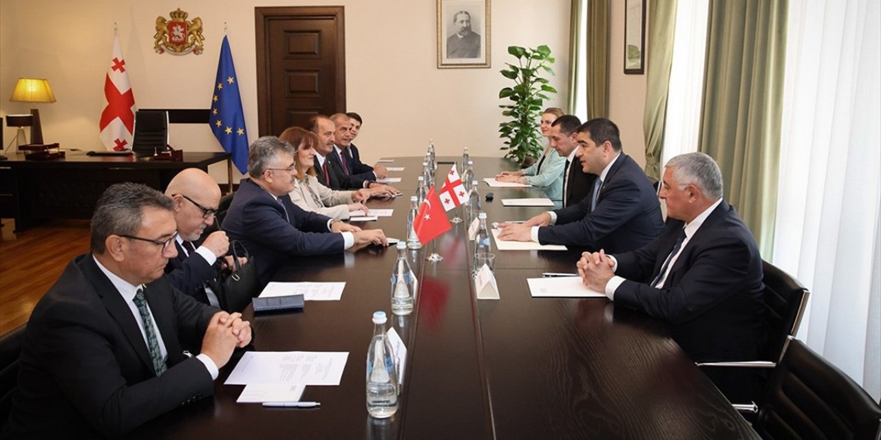 Gürcistan Parlamentosu Başkanı Papuaşvili, TBMM Heyetini Kabul Etti