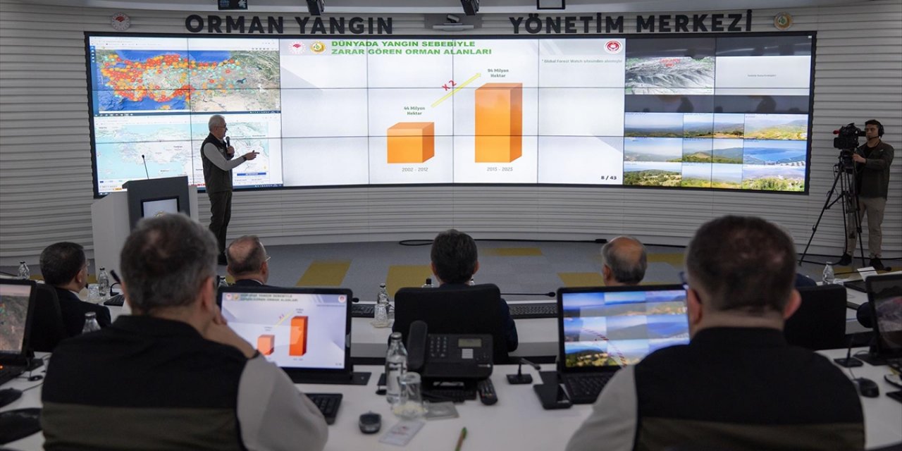 Orman Yangınlarıyla Mücadelede "Beyin Takımı" Aralıksız Çalışıyor