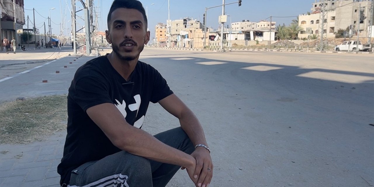 Filistinli İbrahim, Çektiği Videolarla Gazze'de Yardım Adı Altında Yaşanan "Sefaleti" Dünyaya Duyuruyor