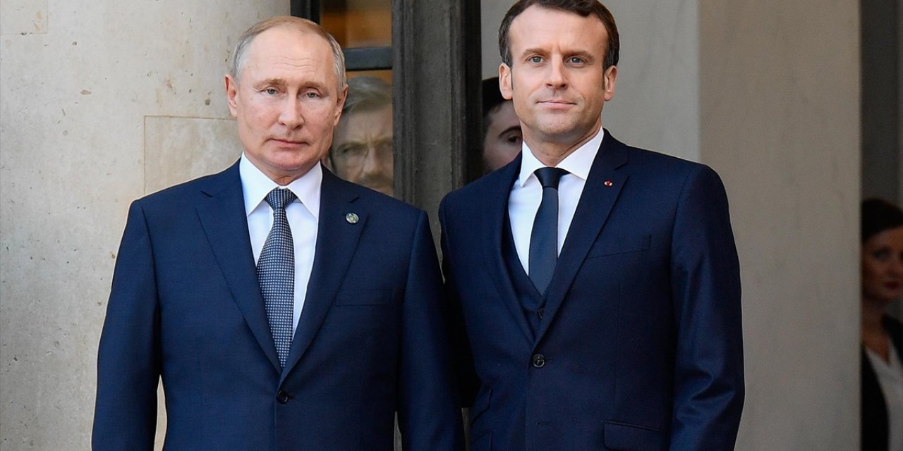 Putin ve Macron, Orta Doğu ve Ukrayna’daki Durumu Görüştü