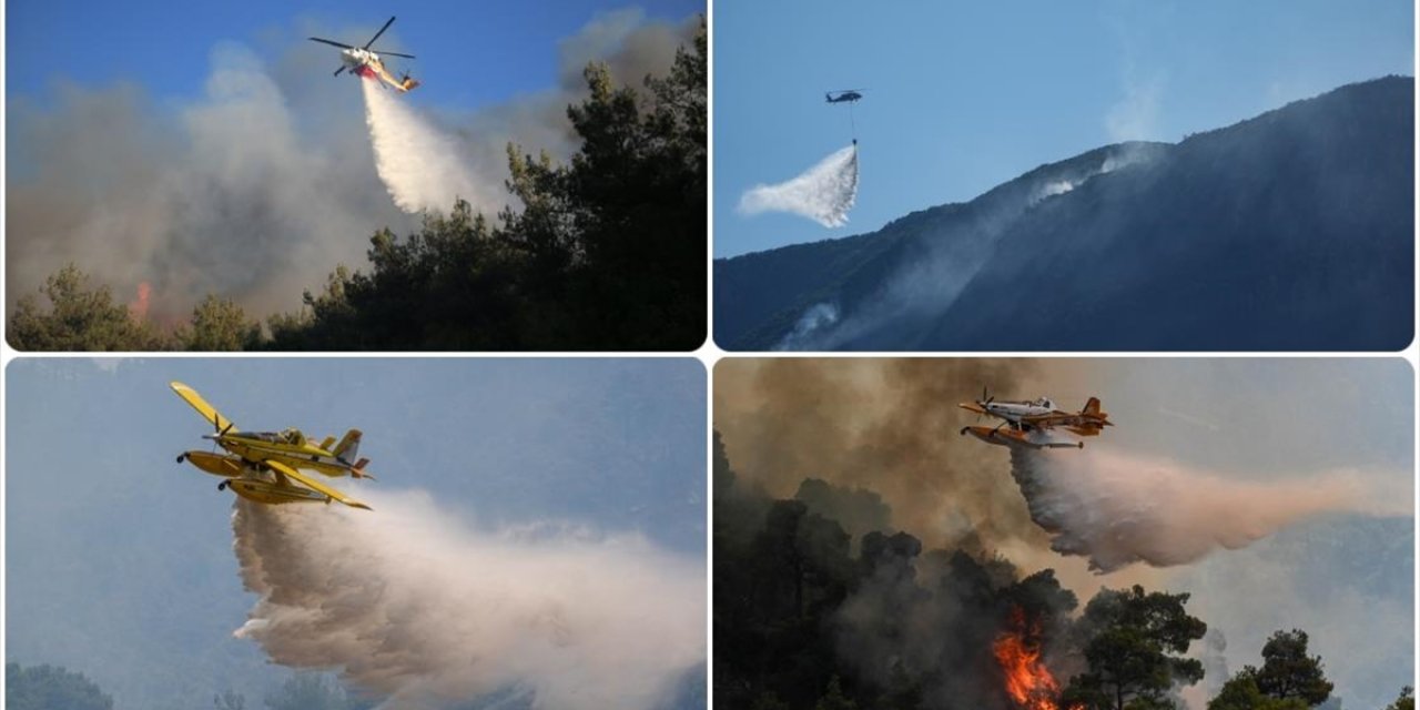 Türkiye'de Haziranda 612 Orman Yangınına Müdahale Edildi