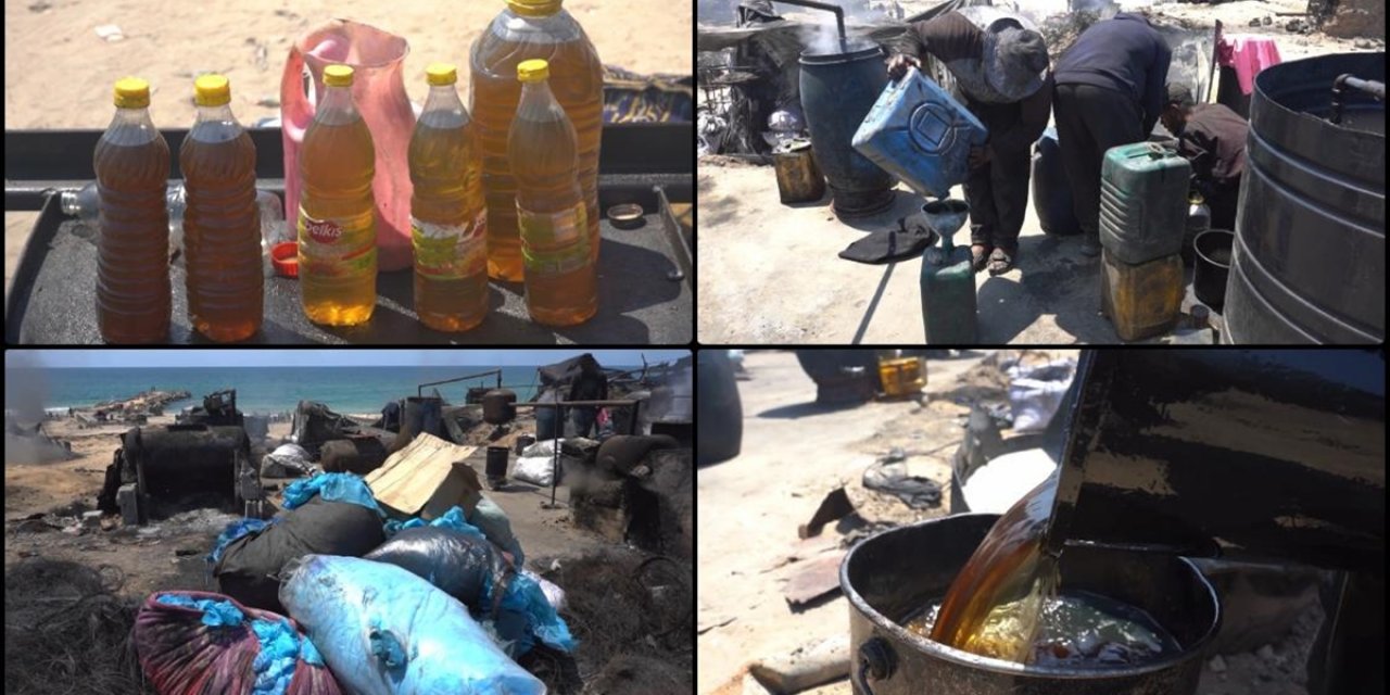 Gazze'de İsrail Ablukasına Meydan Okuyan Filistinliler, Atık Plastikten Yakıt Üretiyor