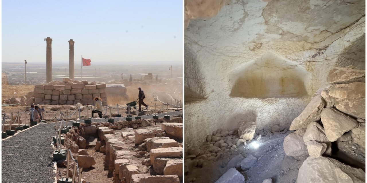 Urfa Kalesi'nde Geç Antik Çağ'a Ait Olduğu Değerlendirilen Kaya Mezarı Bulundu