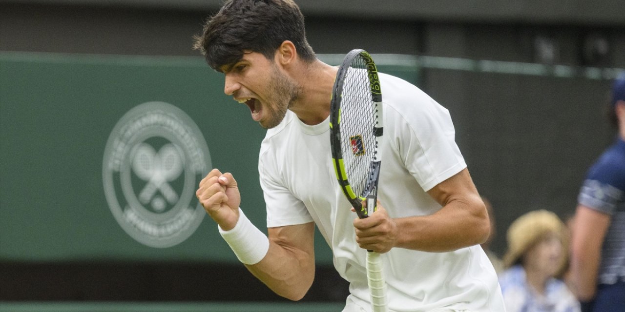Tek Erkeklerde Dünya 2 Numarası Alcaraz, Wimbledon'da Çeyrek Finale Çıktı