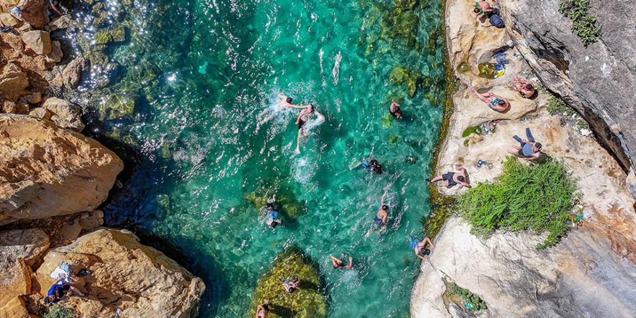 Diyarbakır'ın Çermik İlçesi Doğal Serinlik Arayanların Gözdesi