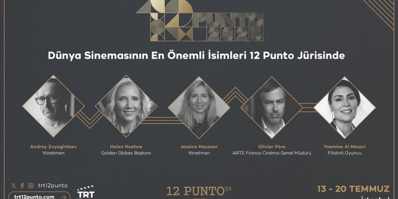 "12 Punto 2025"in Jürisinde Dünya Sinemasından İsimler Yer Alacak