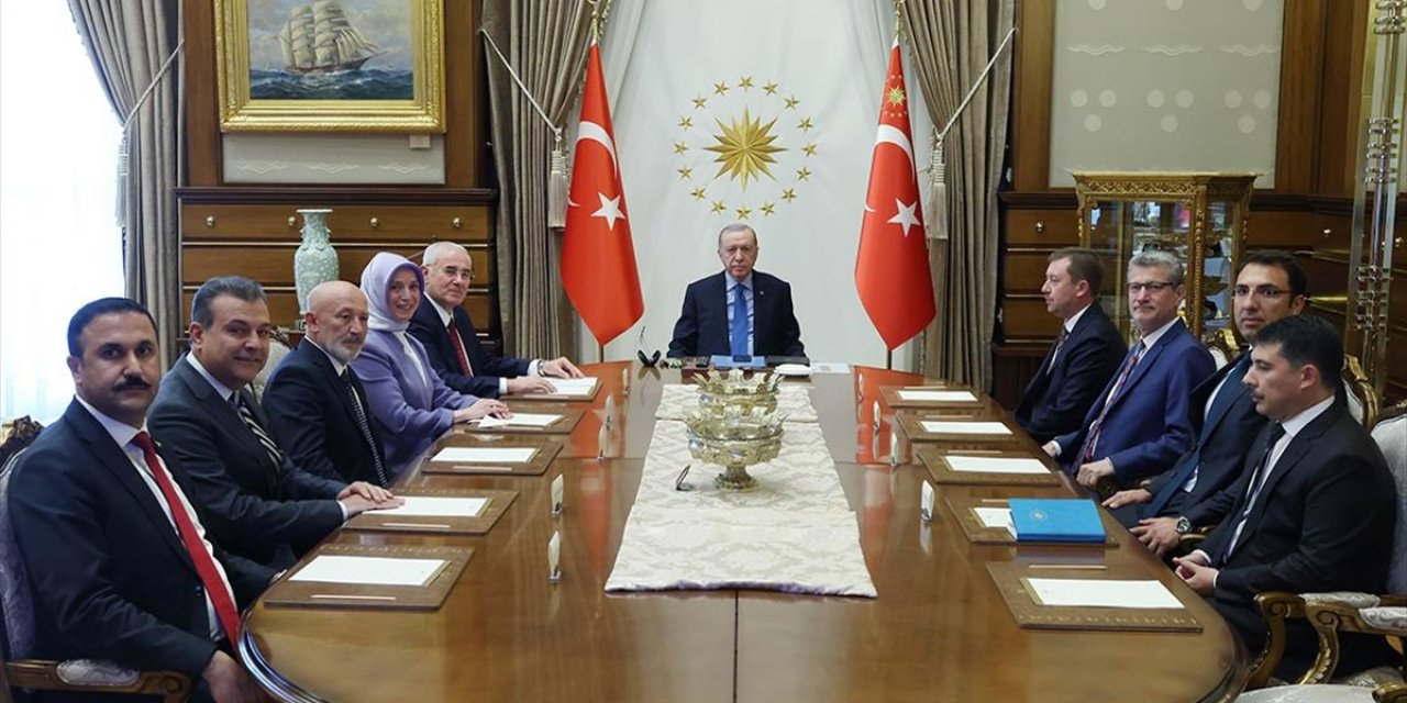 Cumhurbaşkanı Erdoğan, Kamu Başdenetçisi Akarca'yı Kabul Etti