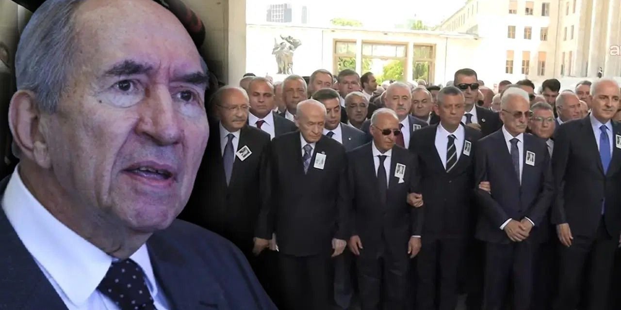 Altan Öymen İçin TBMM'de Cenaze Töreni: Devlet Bahçeli İle Hikmet Çetin El Ele Yürüdü