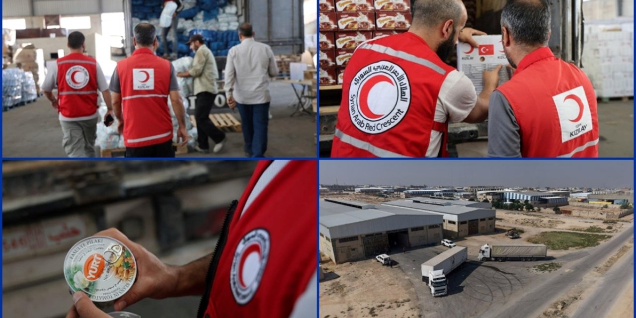 Türk Kızılay, Suriye'nin Süveyda İlindeki Sivillere 2 Tır İnsani Yardım Gönderdi
