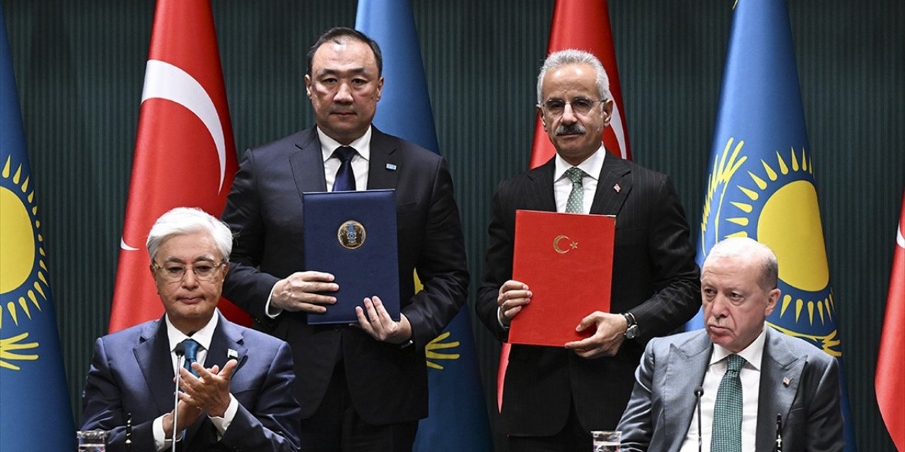 Türkiye ve Kazakistan İşbirliğiyle Orta Koridor'un Taşımacılık Kapasitesi Artacak