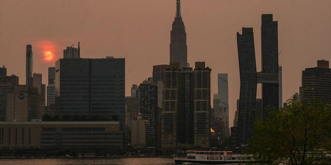 Kanada'daki Orman Yangınları Nedeniyle ABD'deki 11 Eyalette Hava Kalitesi Uyarısı Verildi