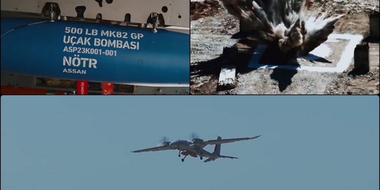 Bayraktar Akıncı, Aselsan'ın Lgk-82 Mühimmatı İle Hedefini Tam İsabetle Vurdu