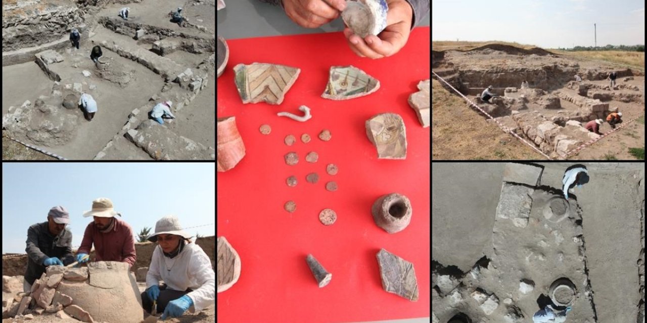 Bitlis'teki Selçuklu Kalesi'nde Sikke ve Seramikler Ortaya Çıkarıldı