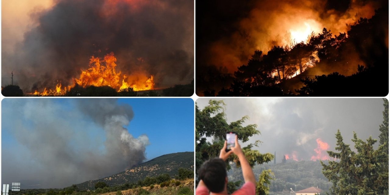 Yüksek Sıcaklıkların Etkisindeki Avrupa, Orman Yangınlarıyla Boğuşuyor