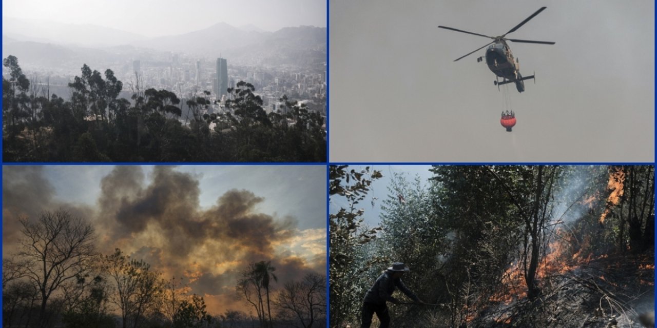 Bolivya'da Çıkan 3 Büyük Orman Yangını Nedeniyle "Ulusal Acil Durum" İlan Edildi