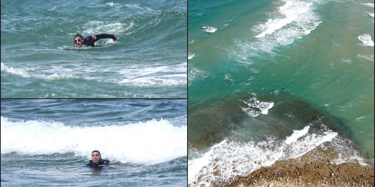 İstanbul İtfaiyesi Dalgıcı, Rip Akıntısından Kurtulmayı Uygulamalı Gösterdi