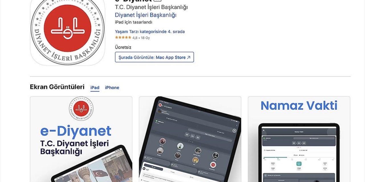 Diyanet İşleri Başkanlığının Tüm Dijital Uygulamaları E-Diyanet'te