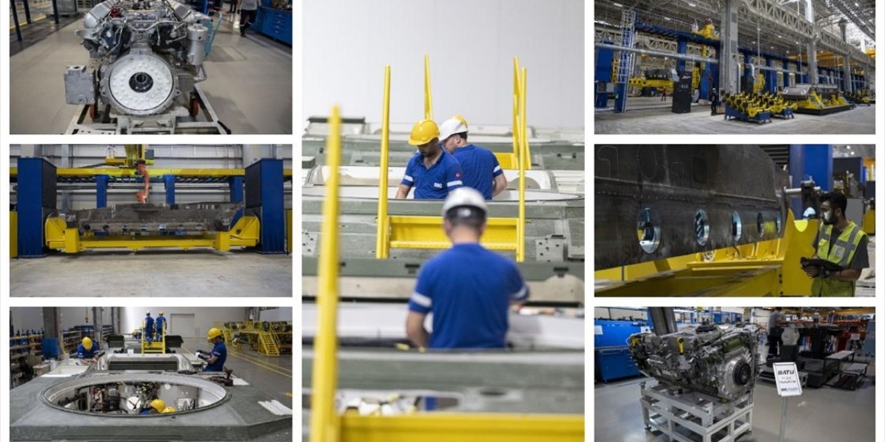 Altay Tankı'nın Seri Üretimini İlk Kez Anadolu Ajansı Görüntüledi