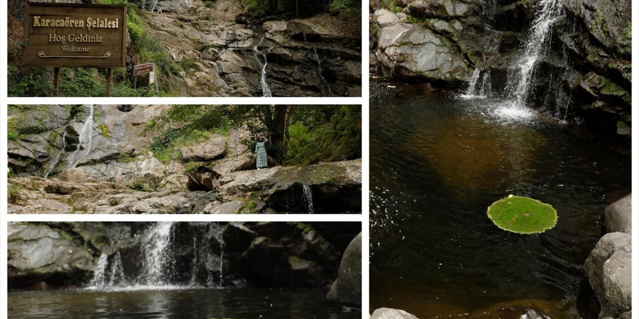 Karacaören Şelalesi Şehrin Sıcağından Bunalanlara Alternatif Rota Sunuyor