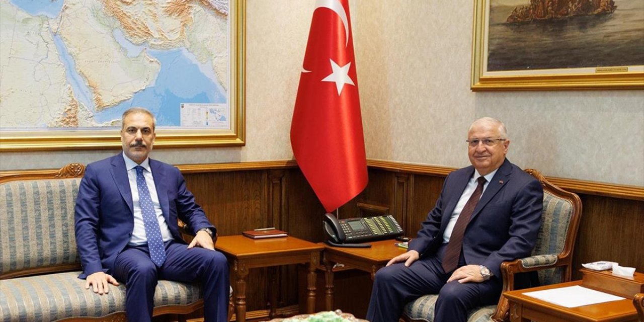 Milli Savunma Bakanı Güler, Dışişleri Bakanı Fidan İle Görüştü