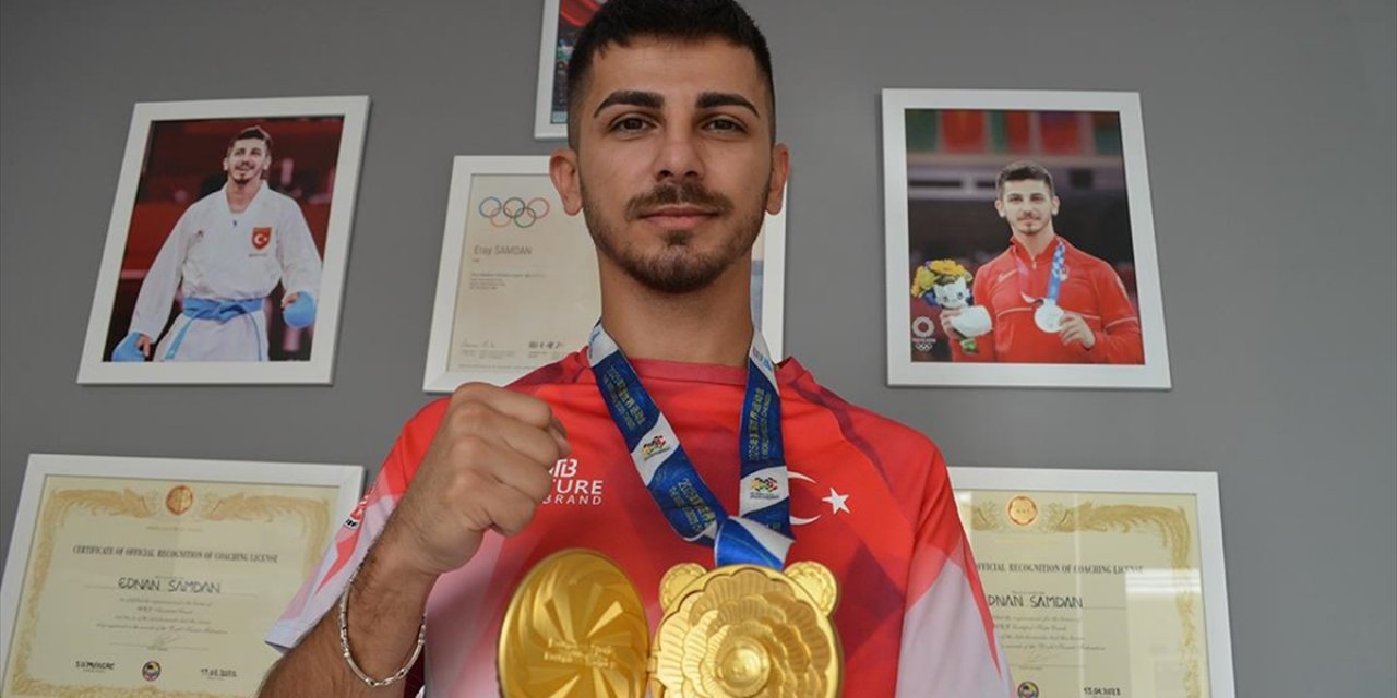 Milli Karateci Eray Şamdan, "2025'te Üçte Üç Altın Madalya Hedefi"ne İlerliyor