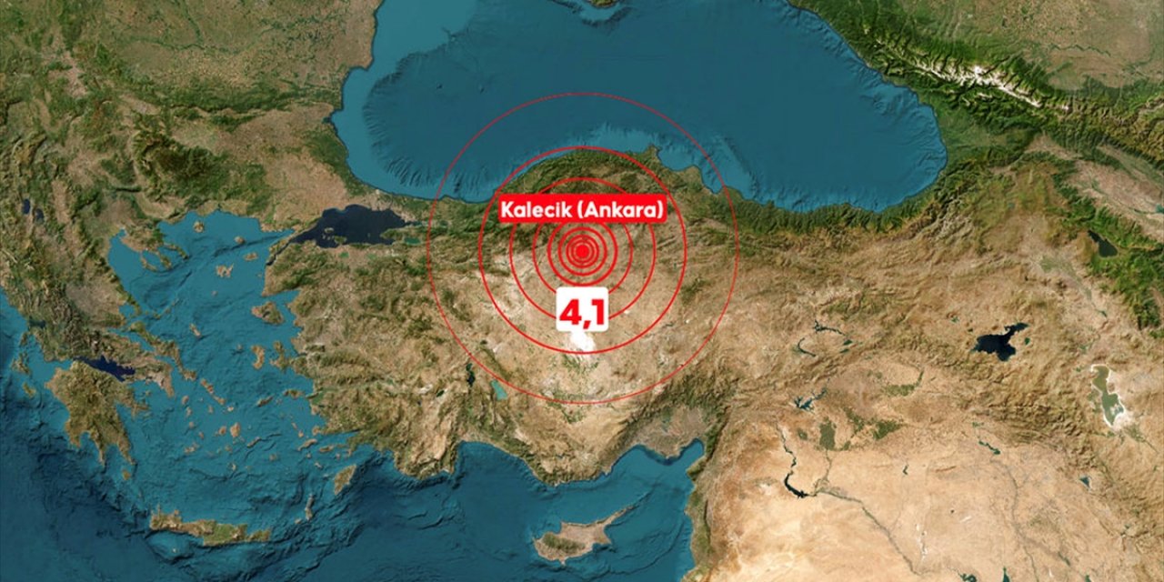 Ankara'da 4,1 Büyüklüğünde Deprem
