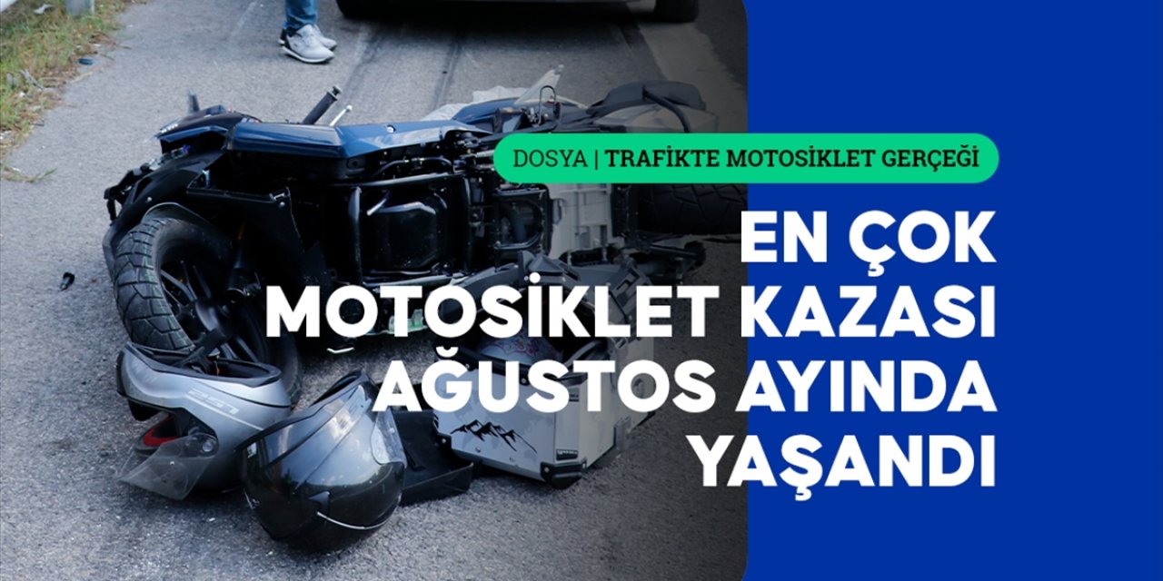 Türkiye'de 8 Ayda 76 Binin Üzerinde Motosiklet Kazası Yaşandı