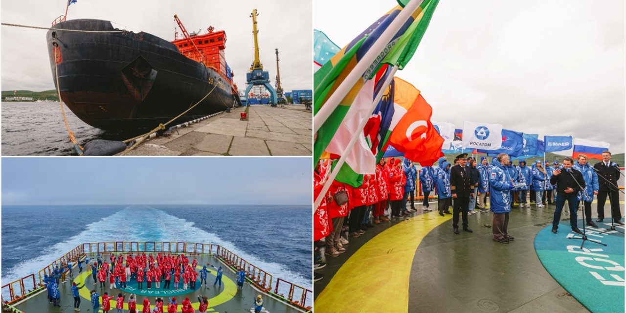 Nükleer Buzkıranla Kuzey Kutbu Seferi Türkiye'den de Katılımla Düzenlendi