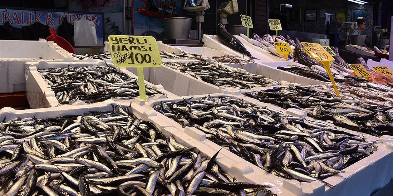 Trabzon'da Hamsinin Kilogramı 100 Liradan Satışa Sunuldu