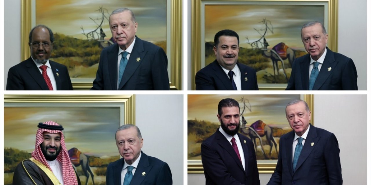 Cumhurbaşkanı Erdoğan'dan Katar'ın Başkenti Doha'da Yoğun Diplomasi Trafiği