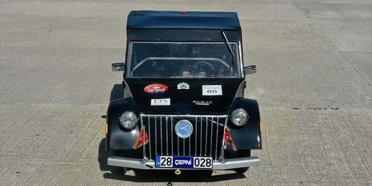 Liseliler "Çepni" Adlı Elektrikli Araçlarıyla Yeni Dereceler Peşinde