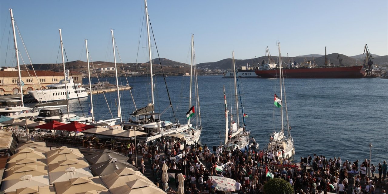 Küresel Sumud Filosu'na Yunanistan'dan Katılacak Tekne Sayısı Artıyor