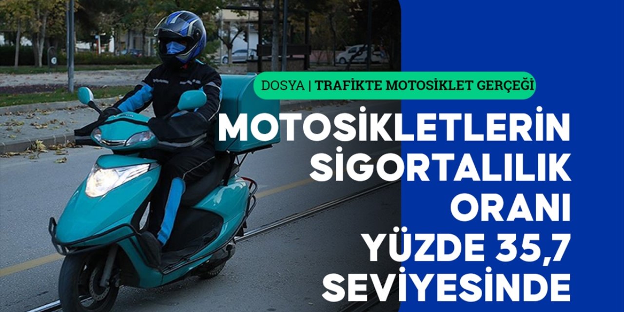 Türkiye'deki Motosikletlerin Yüzde 64,3'ünün Trafik Sigortası Bulunmuyor