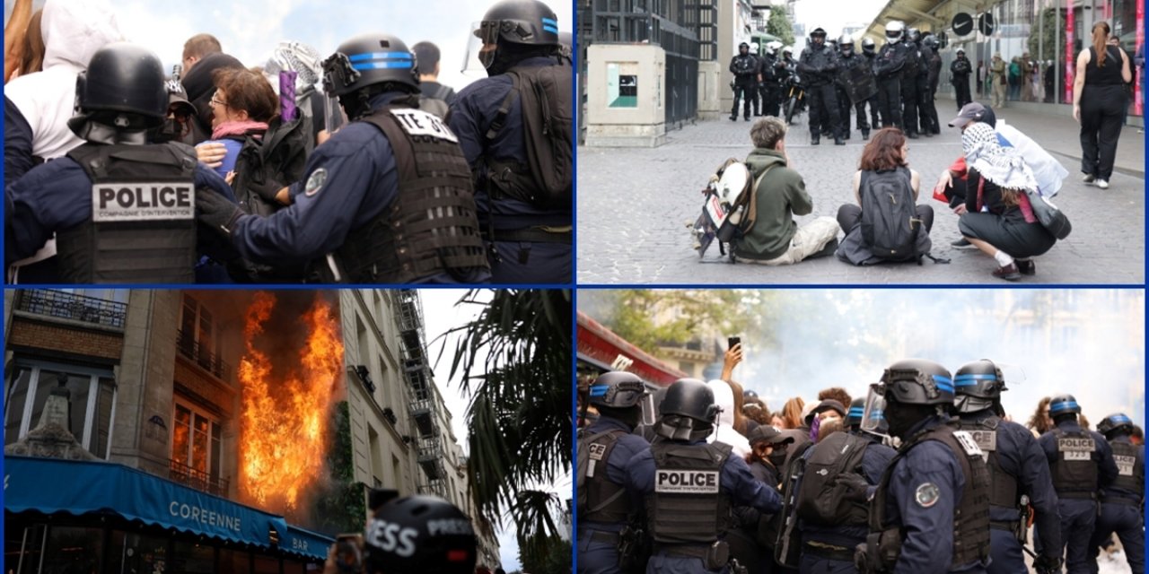 Fransa'da Kemer Sıkma Politikaları Karşıtı Eylemlerde 128 Kişi Gözaltına Alındı