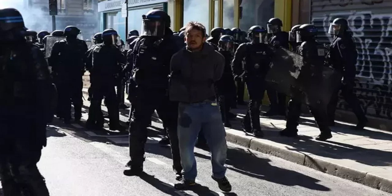 Fransa'da Düzenlenen Gösterilerde Gözaltı Sayısı Giderek Artıyor!