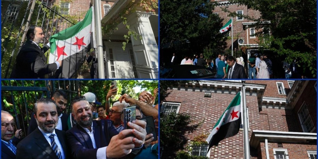 Suriye Bayrağı, Washington’da Göndere Çekildi