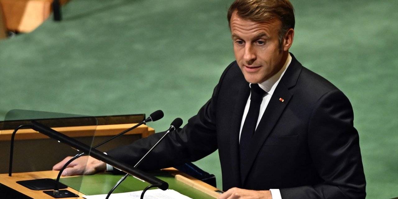 Fransa Cumhurbaşkanı Emmanuel Macron, Filistin Devleti'ni Tanıdıklarını Duyurdu