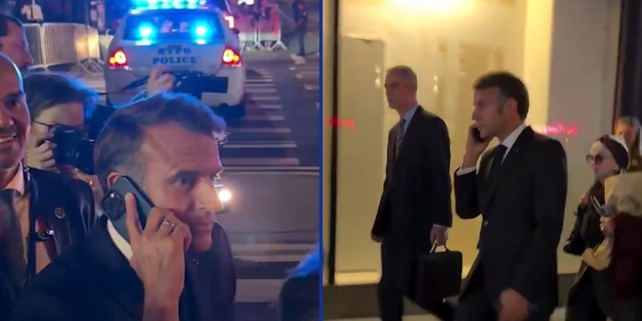 Fransa Cumhurbaşkanı Macron, New York'ta Trump'ın Konvoyu Nedeniyle Trafikte Mahsur Kaldı