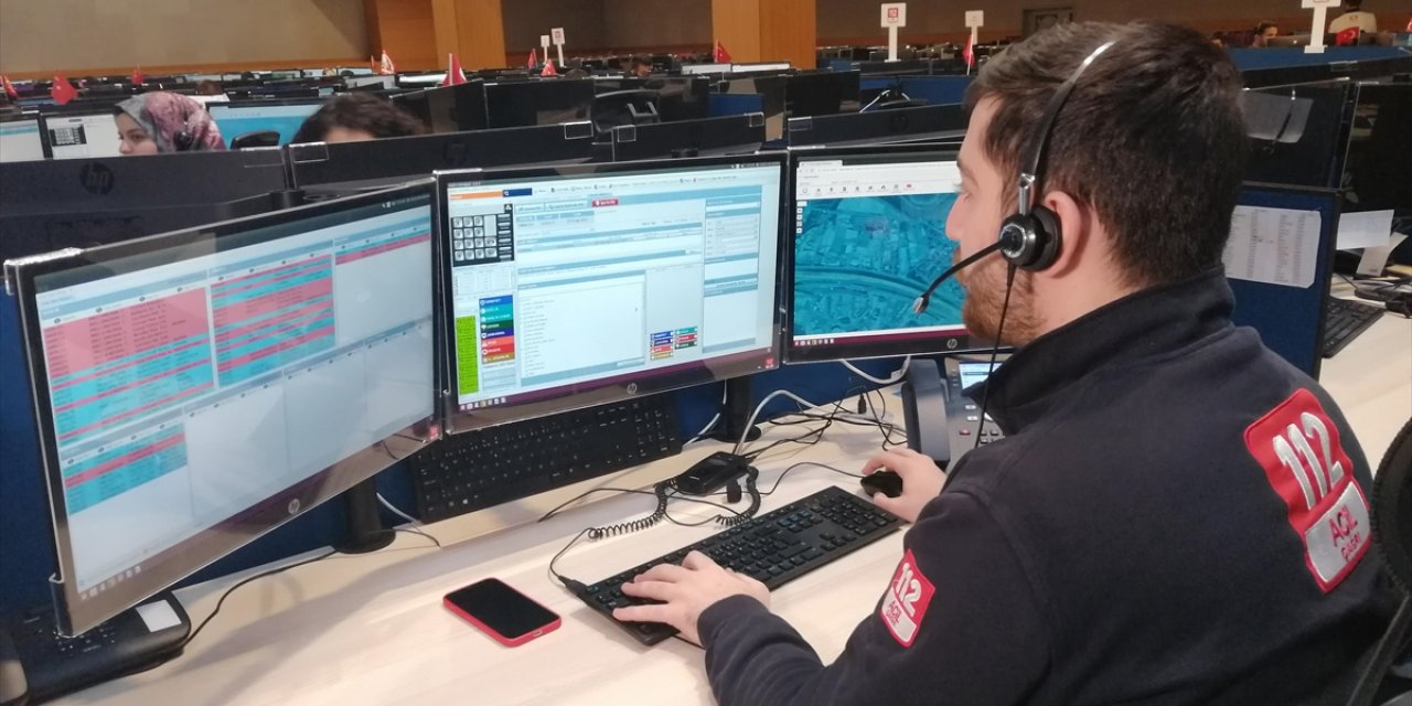 İstanbul'da 112'ye Gelen Çağrıların Yüzde 62,5'i Asılsız Çıktı