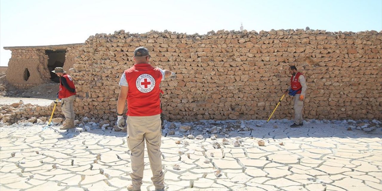 Uluslararası Kızılhaç Komitesi, Suriye'de Patlamamış Mühimmatları Temizliyor