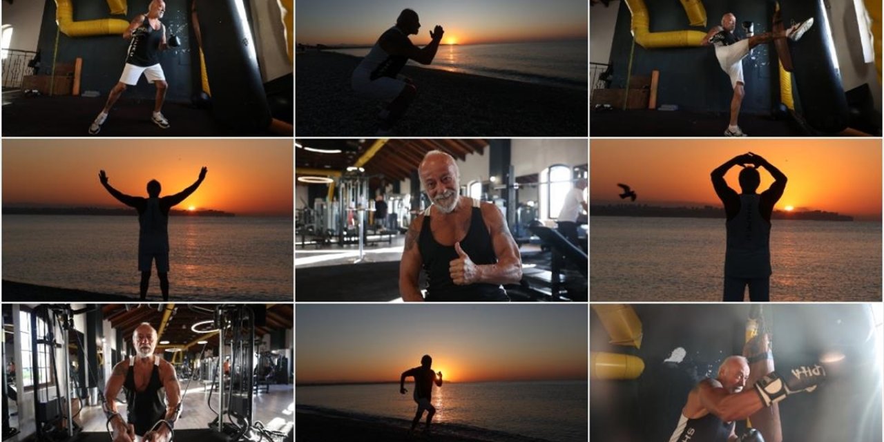 Antalya'nın "Herkül Dede"si Spor Tutkusuyla Gençlere Örnek Oluyor