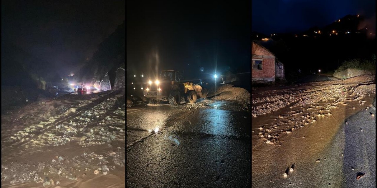 Trabzon'da Sağanak Hayatı Olumsuz Etkiledi