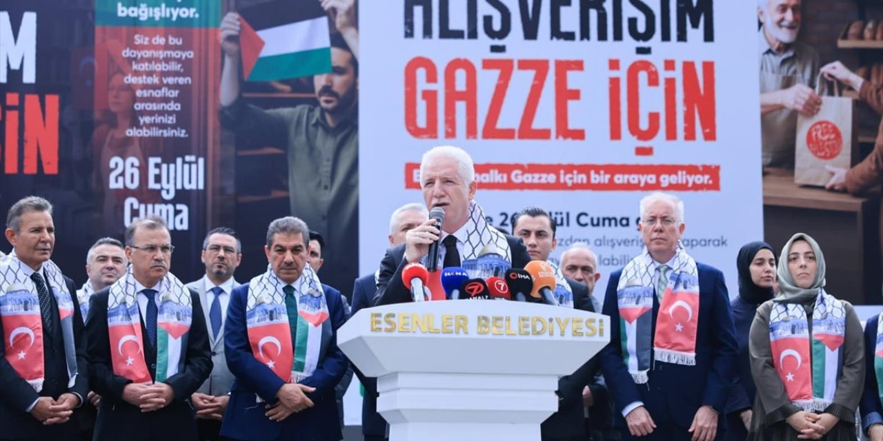 Esenler'de 15 Bin Esnaf Bir Günlük Gelirini Gazze'ye Bağışlayacak